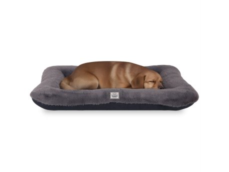 WALLXPERT Pet Bed Sally Dog L Dark Grey