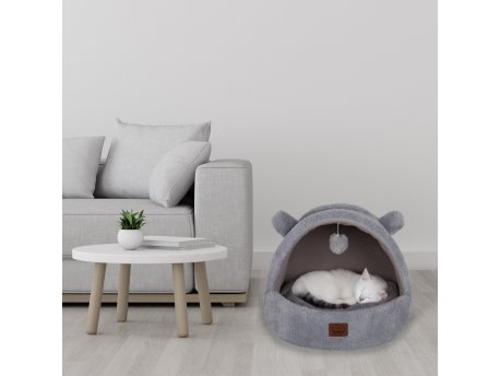 WALLXPERT Pet Bed Tom Cat Grey