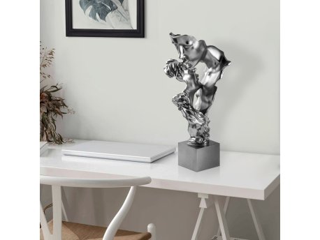 WALLXPERT Decorative Object boja srebra Yak 044 B