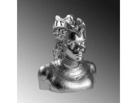 WALLXPERT Decorative Object figura boje srebra Yak 041 B