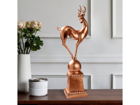 WALLXPERT Decorative Object figura bakar boja Deer pose 2