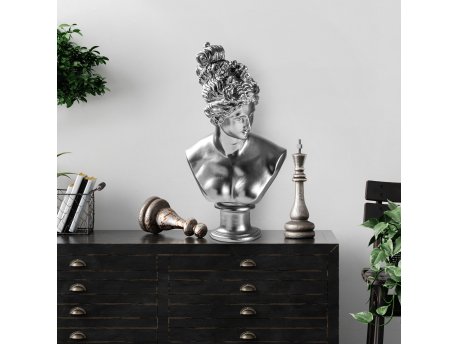 WALLXPERT Decorative Object figura boja srebra Yak 037 B