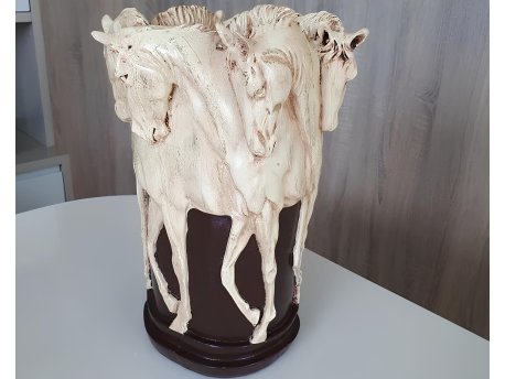 WALLXPERT Decorative Object braon - bež figura CY0337