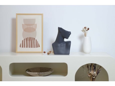 WALLXPERT Decorative Object figura Actrist Anthracite