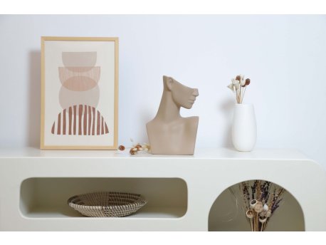 WALLXPERT Decorative Object figura Actrist Beige