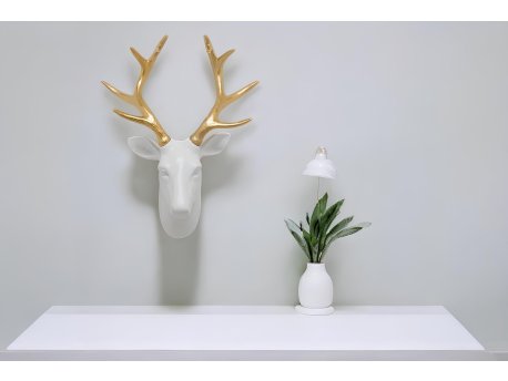WALLXPERT Decorative Object figura belog jelena CY0434