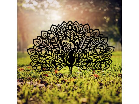 WALLXPERT Decorative Object figura Peacock 01