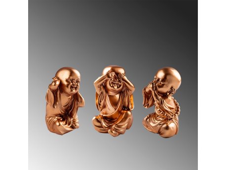 WALLXPERT Decorative Object Dont See Dont Hear Dont Know 2
