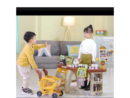 PERTINI Veliki Supermarket Set Sa Kolicima