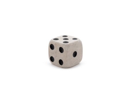 WALLXPERT Decorative Object figura Marble Dice Medium
