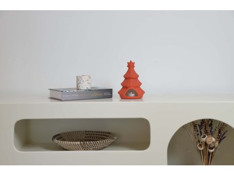 WALLXPERT Decorative Object figura Pine Orange