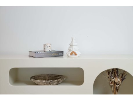WALLXPERT Decorative Object figura Pine White