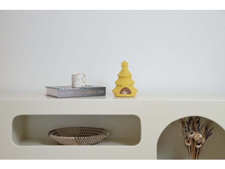 WALLXPERT Decorative Object figura Pine Yellow