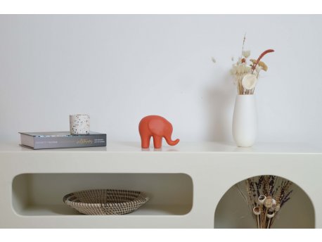 WALLXPERT Decorative Object figura Elephant Orange