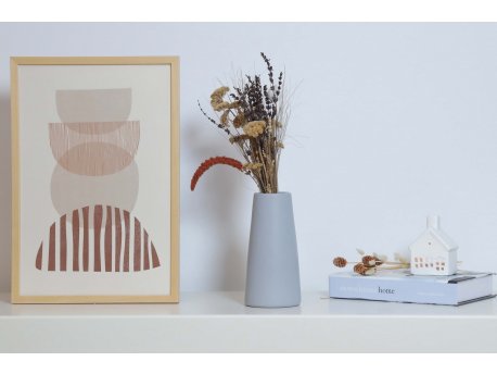 WALLXPERT Decorative Object Conical Blue