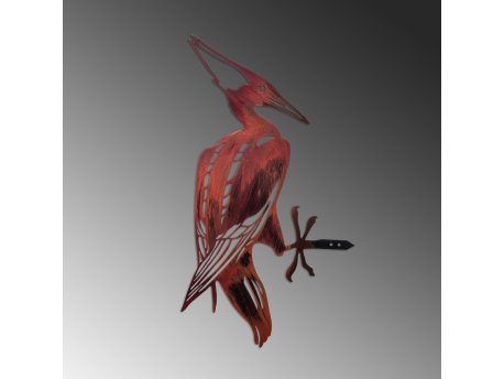 WALLXPERT Decorative Object figura Bird on the branch 30