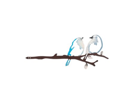 WALLXPERT Decorative Object figura Bird on the branch 26