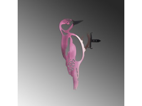 WALLXPERT Decorative Object figura Bird on the branch 21