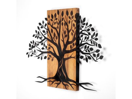 WALLXPERT Dekorativni drveni zidni pribor Willow 382