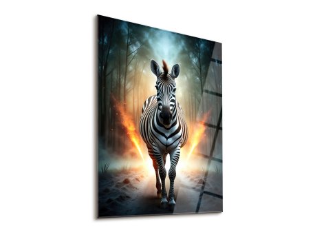WALLXPERT Dekorativna slika od kaljenog stakla Stripes 30 x 43