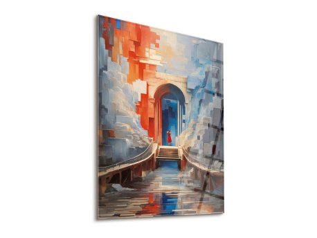 WALLXPERT Dekorativna slika od kaljenog stakla Whisper 30 x 43