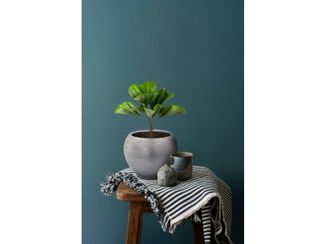 WALLXPERT Decorative Pot Sirius 3 Grey