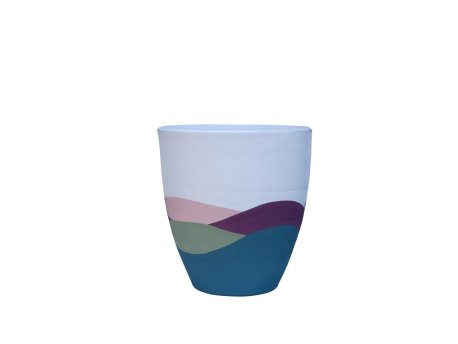 WALLXPERT Decorative Pot Pietra 36 Multicolor