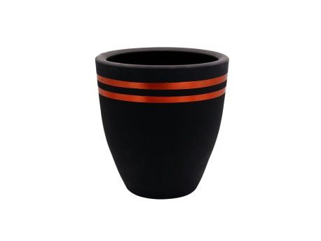 WALLXPERT Decorative Pot Pietra 20 Red Black