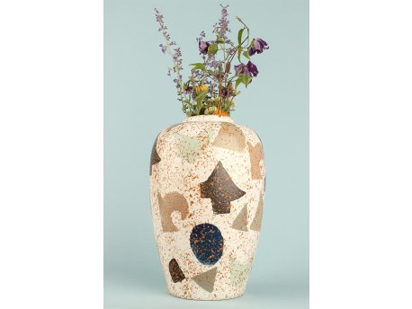 WALLXPERT Decorative Pot multicolor keramička vaza YL691