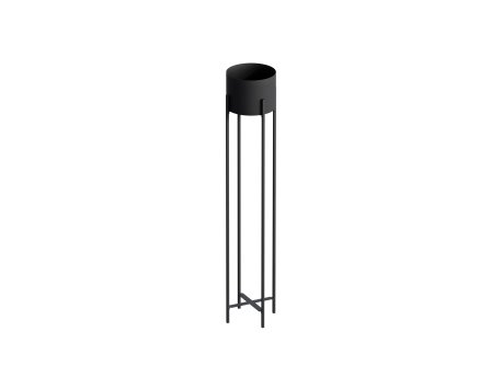 WALLXPERT Decorative Pot crna saksija GED 024