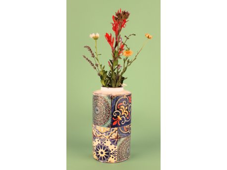 WALLXPERT Decorative Pot multicolor keramička vaza YL624