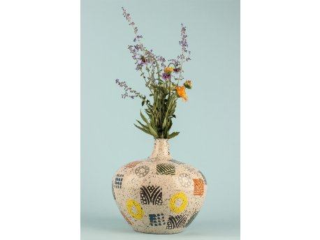 WALLXPERT Decorative Pot keramička multicolor vaza YL690