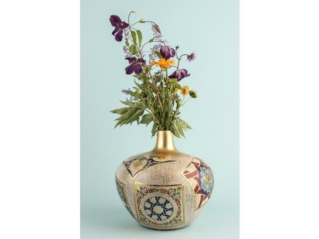 WALLXPERT Decorative Pot multicolor keramička vaza YL715