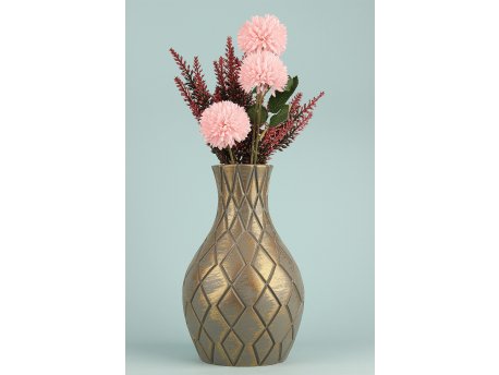 WALLXPERT Decorative Pot siva vaza YL729