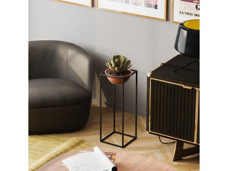 WALLXPERT Decorative Pot crno bakar saksija GED 021 B