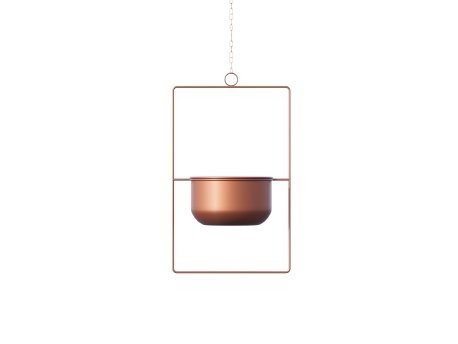 WALLXPERT Decorative Pot saksija Parapet Copper