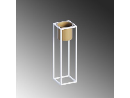 WALLXPERT Decorative Pot bela bakarno saksija GED 023 C