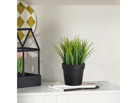 WALLXPERT Decorative Pot Crno Zelena saksija 241348