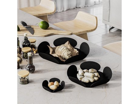 WALLXPERT Set ukrasnih metalnih dodataka (3 komada) Rodos Black