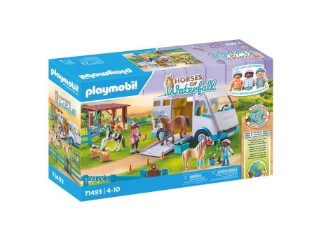 PERTINI Playmobil Horses of Waterfall Mobilna škola jahanja