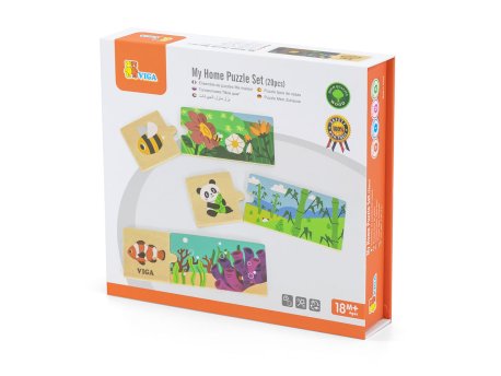 PERTINI Viga puzzle životinje i njihova staništa
