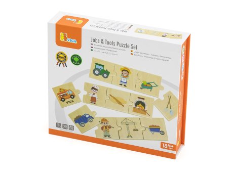 PERTINI Viga puzzle - ljudi i njihova zanimanja