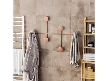 WALLXPERT Metalna zidna kuka boja bakar Dama C