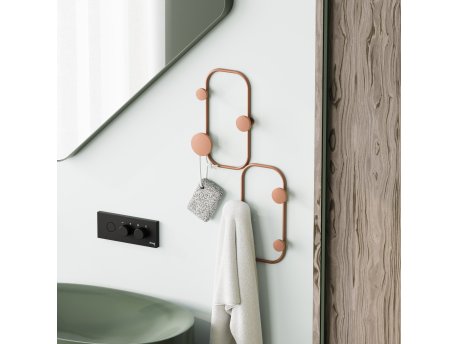 WALLXPERT Metalna zidna kuka boja bakar Ladybug C