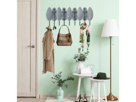 WALLXPERT Metalna zidna kuka multicolor Nigar