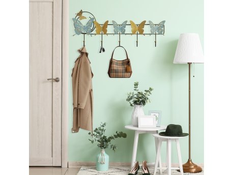 WALLXPERT Metalna zidna kuka multicolor Diana