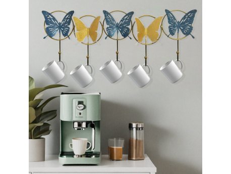 WALLXPERT Metalna zidna kuka multicolor Ruhsar