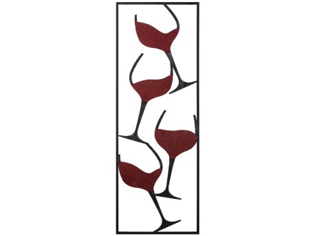 WALLXPERT Dekorativni metalni pribor Wine 1