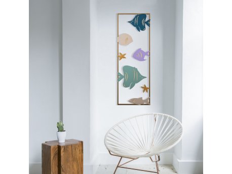 WALLXPERT Dekorativni metalni pribor Aquarium 2