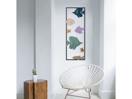 WALLXPERT Dekorativni metalni pribor Aquarium 1